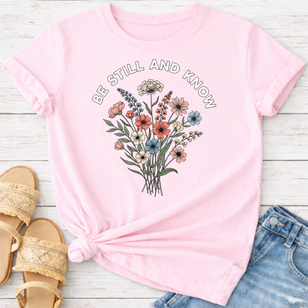 BE STILL AND KNOW T-SHIRT