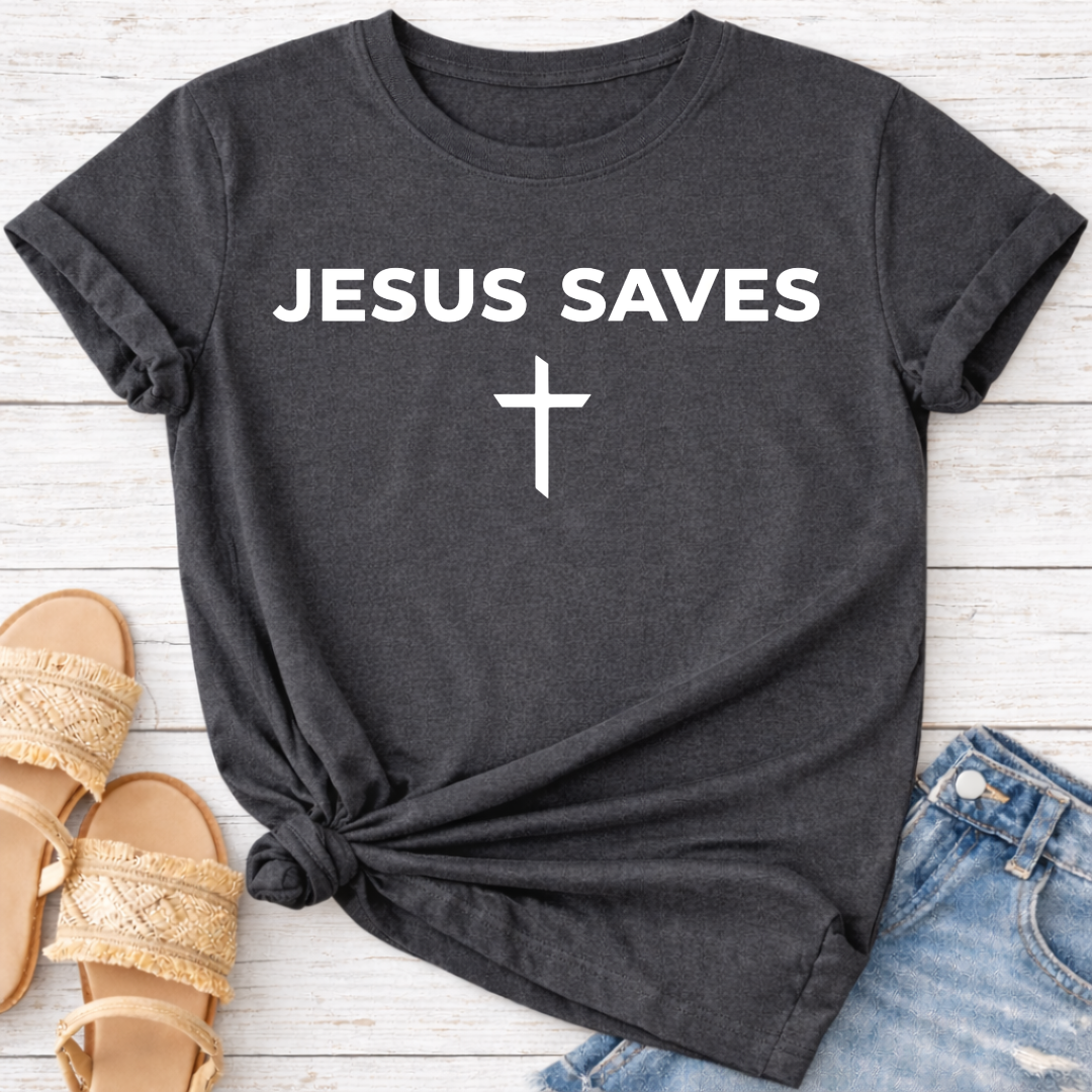 JESUS SAVES T-SHIRT