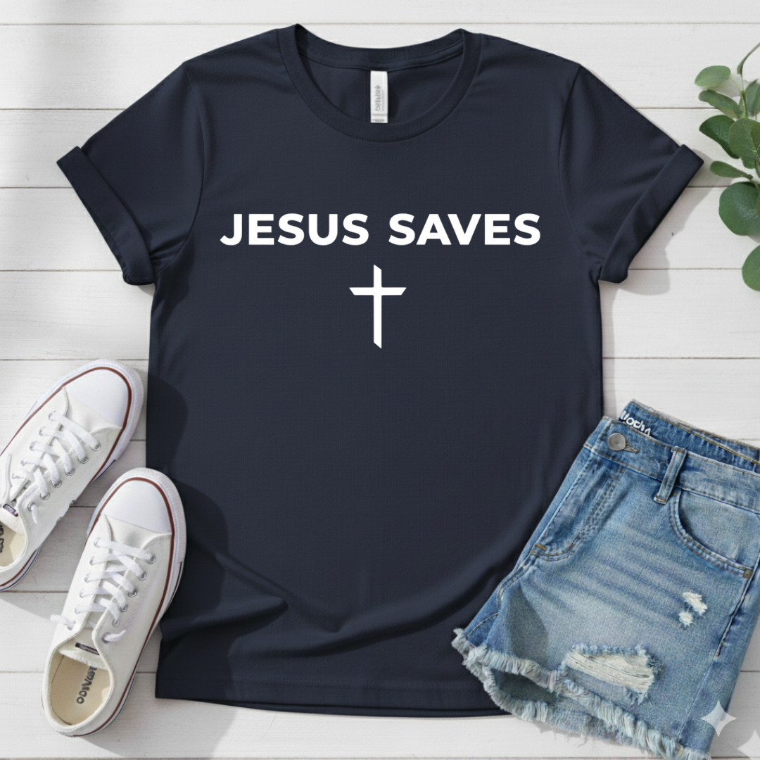 JESUS SAVES T-SHIRT