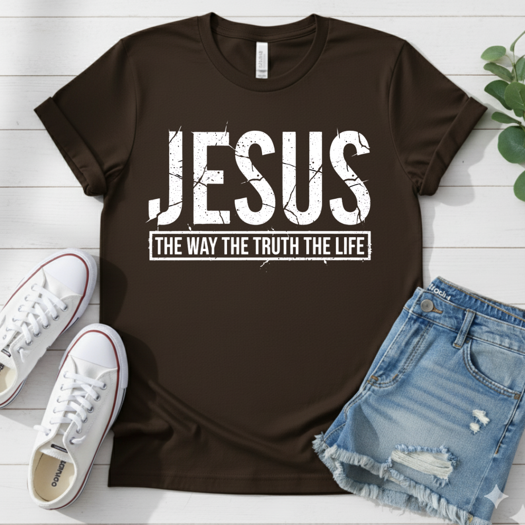 JESUS THE WAY THE TRUTH THE LIFE T-SHIRT