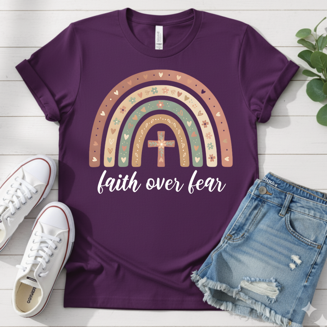 FAITH OVER FEAR T-SHIRT