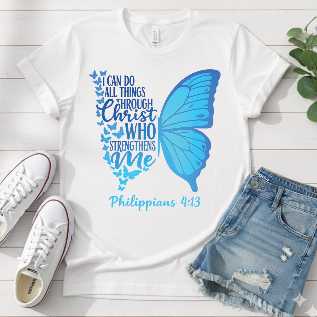CHRISTIAN BUTTERFLY T-SHIRT