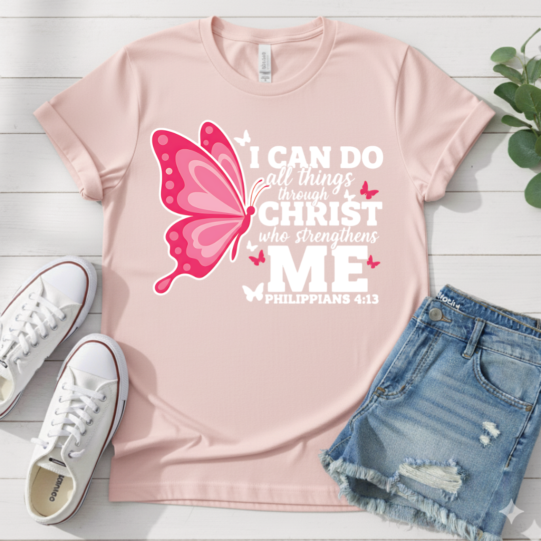 FAITH BUTTERFLY T-SHIRT