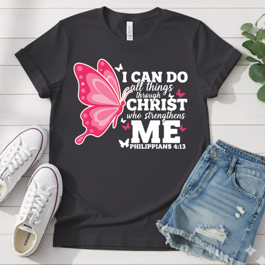 FAITH BUTTERFLY T-SHIRT