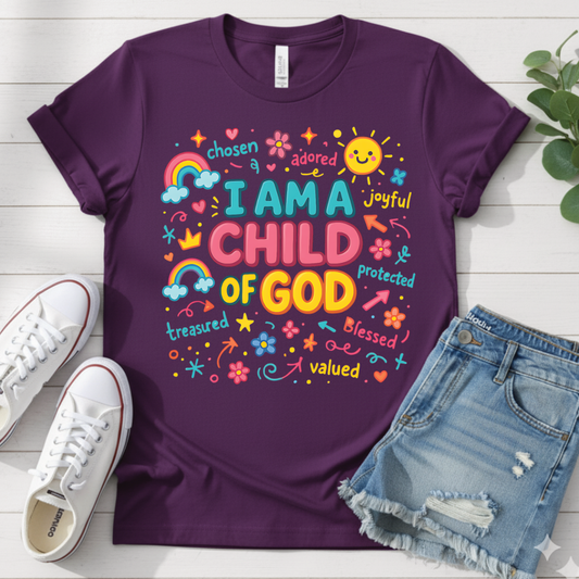 I AM A CHILD OF GOD T-SHIRT