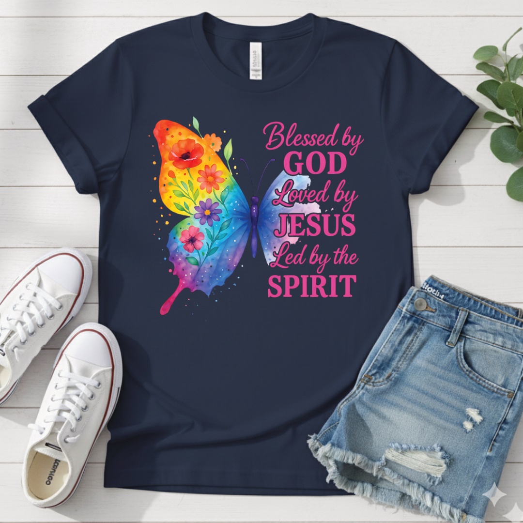 COLORFUL BUTTERFLY T-SHIRT