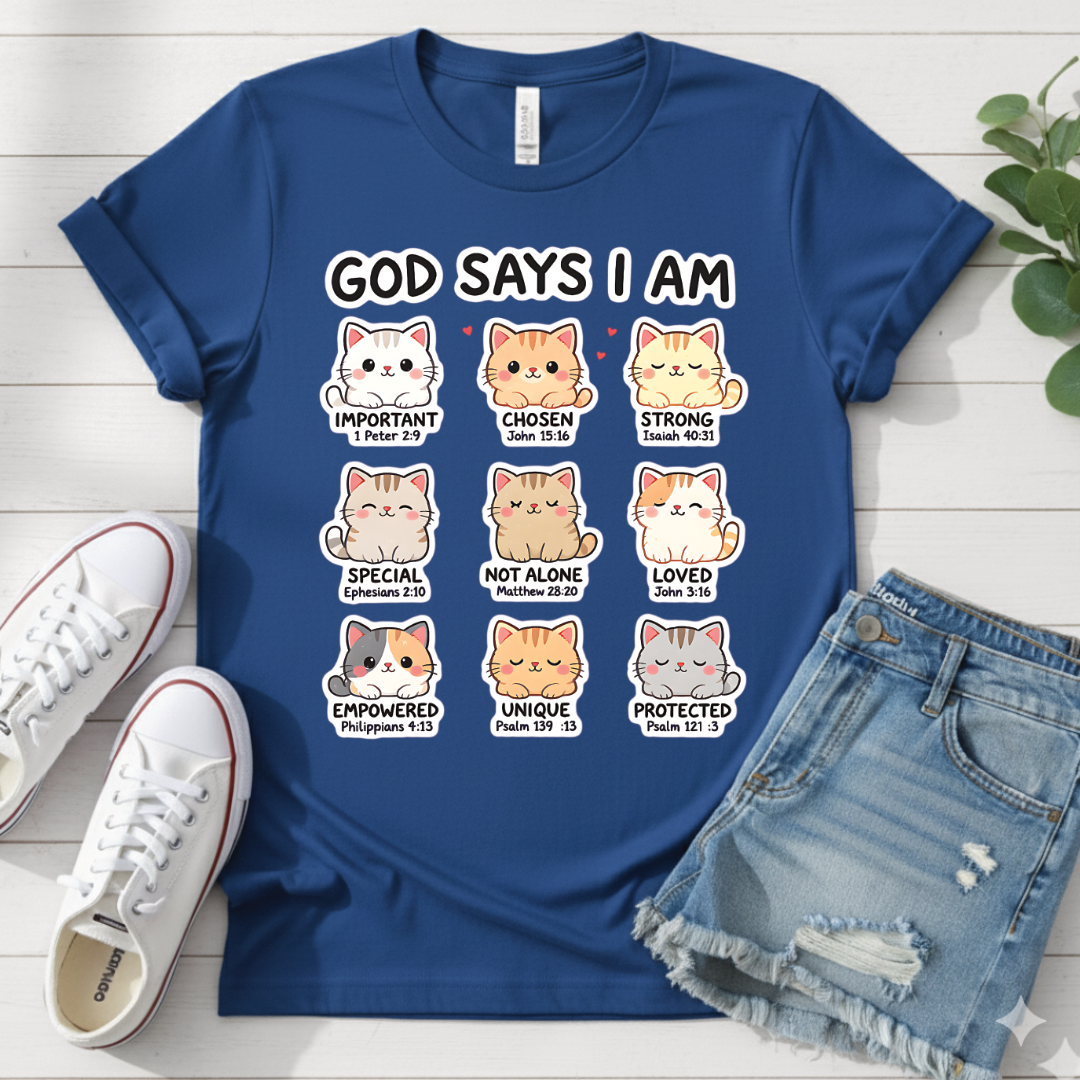 GOD SAYS I AM T-SHIRT
