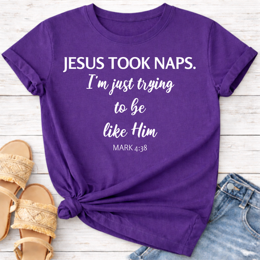 MARK 4:38 T-SHIRT