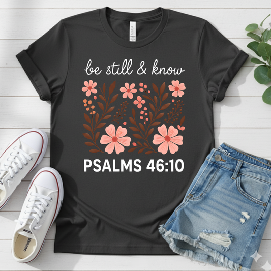 PSALMS 46:10 T-SHIRT