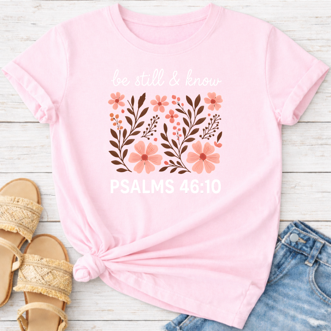 PSALMS 46:10 T-SHIRT