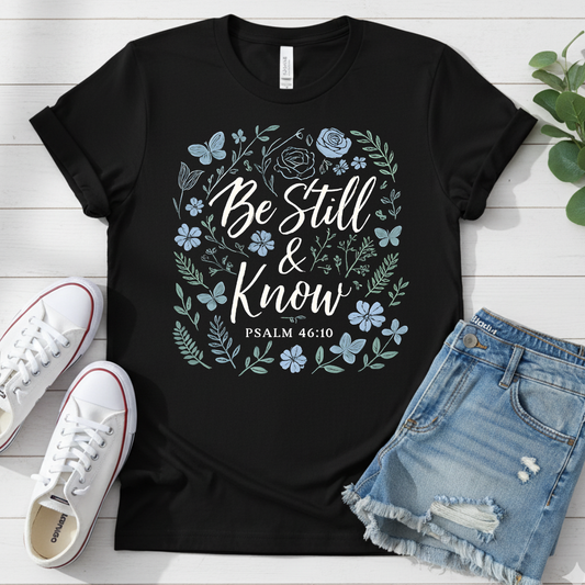 PSALM 46:10 T-SHIRT