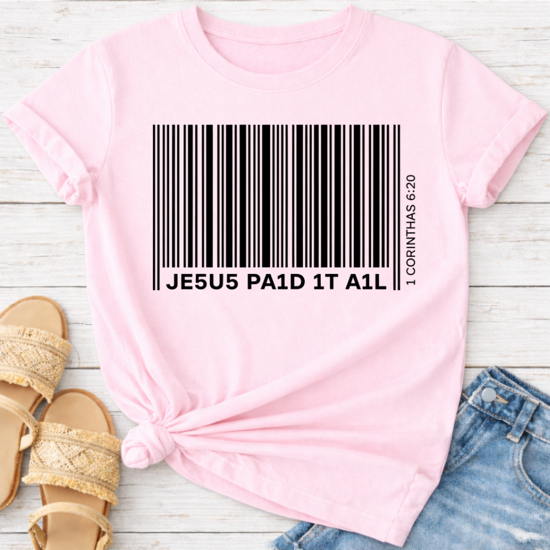 JE5US PA1D 1T A1L T-SHIRT