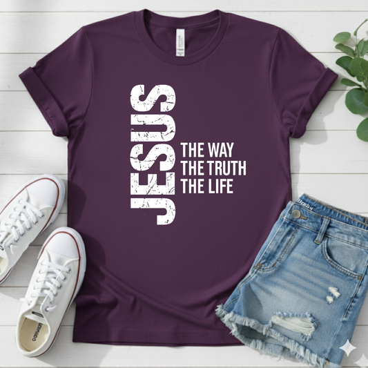 JESUS THE WAY THE TRUTH THE LIFE T-SHIRT