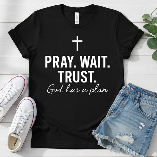PRAY. WAIT. TRUST. T-SHIRT