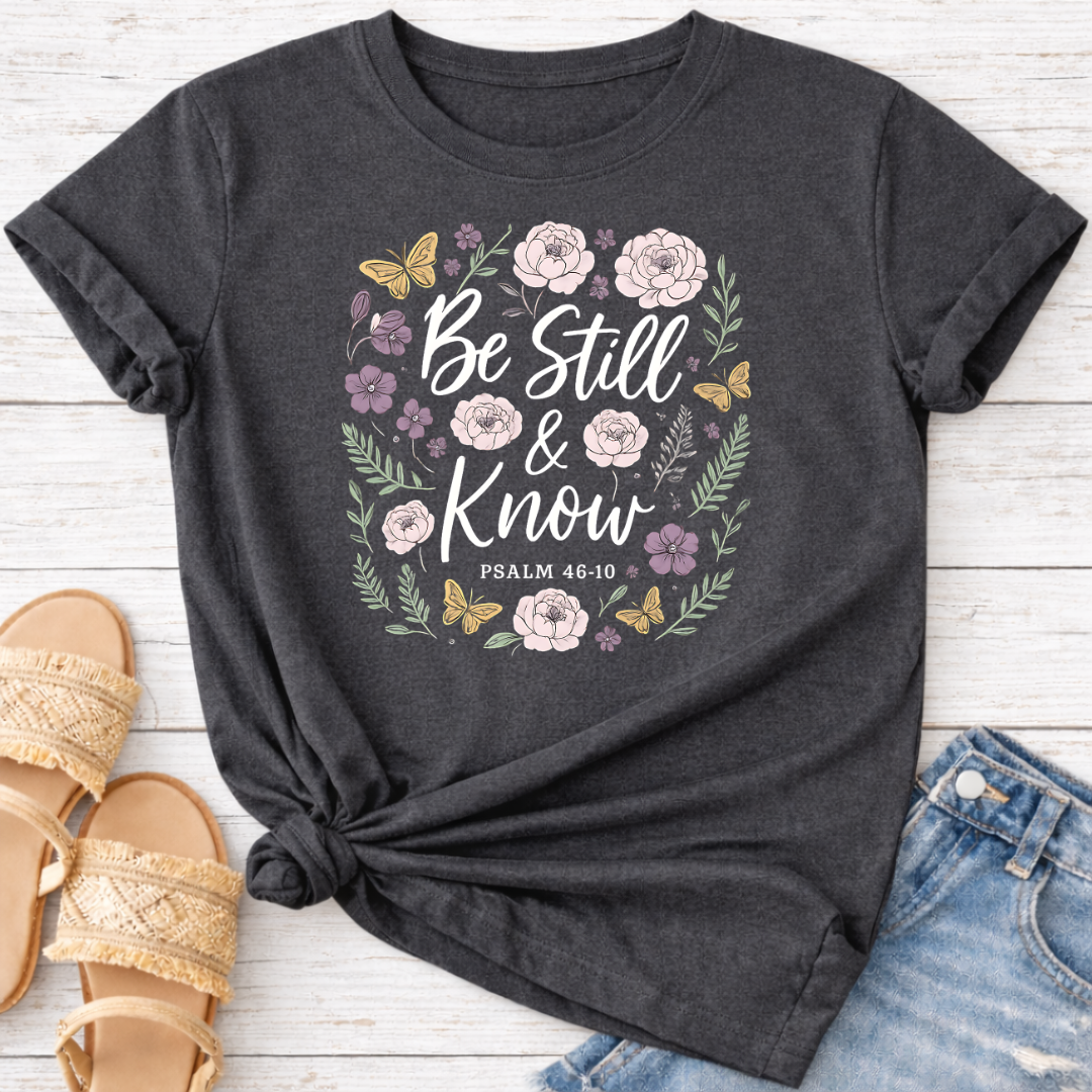 PSALM 46:10 T-SHIRT