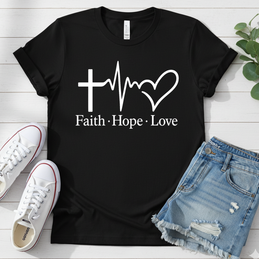 FAITH HOPE LOVE T-SHIRT