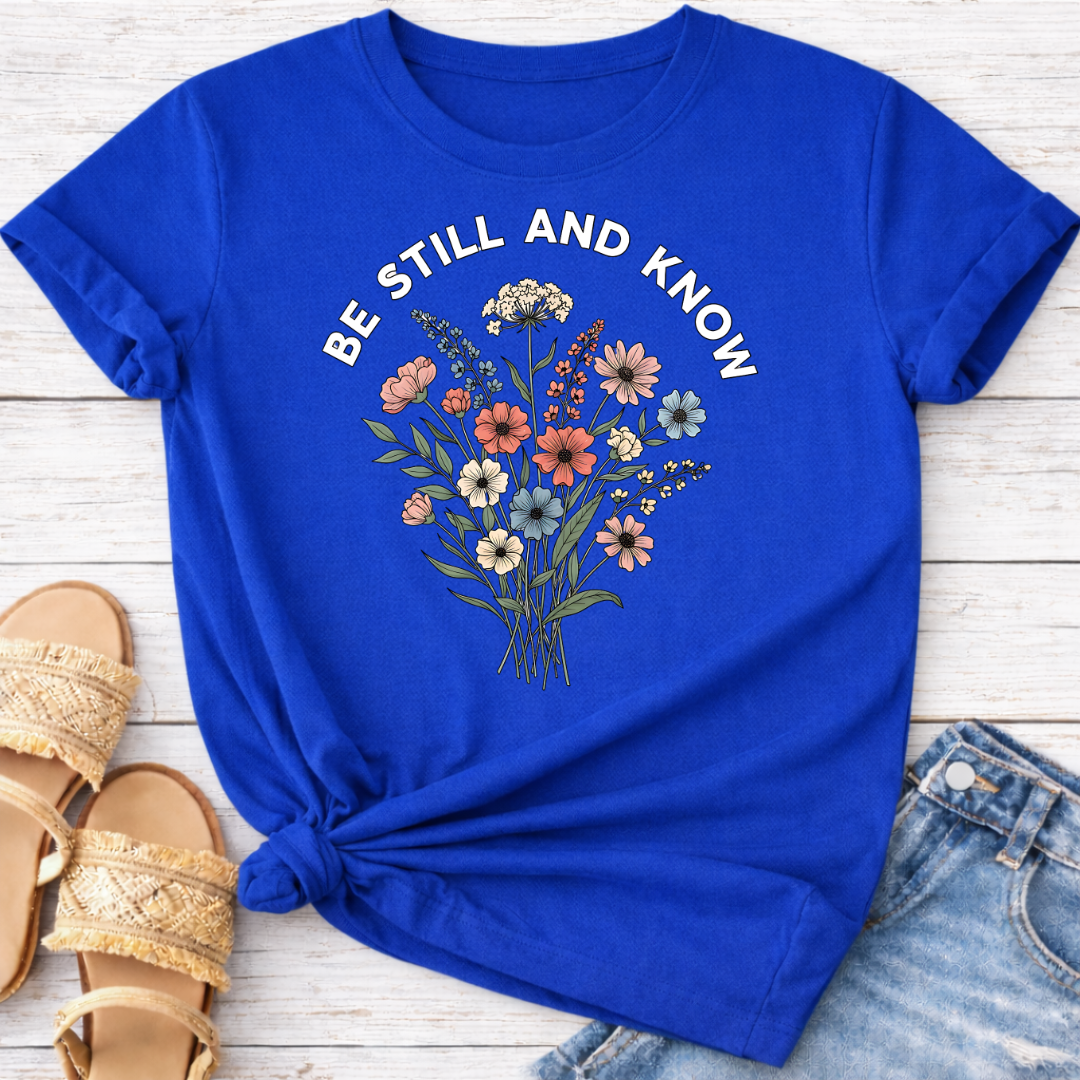 BE STILL AND KNOW T-SHIRT
