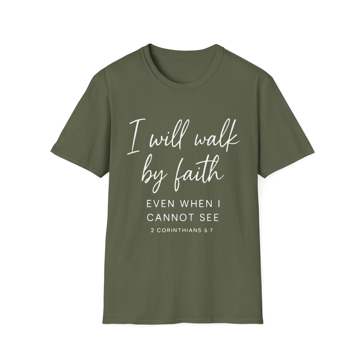 2 CORINTHIANS 5:7 T-SHIRT