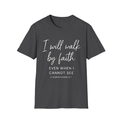 2 CORINTHIANS 5:7 T-SHIRT