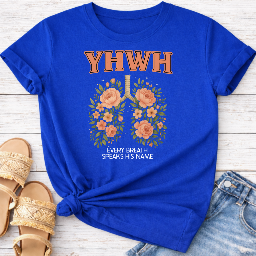 YHWH FLORAL LUNGS T-SHIRT