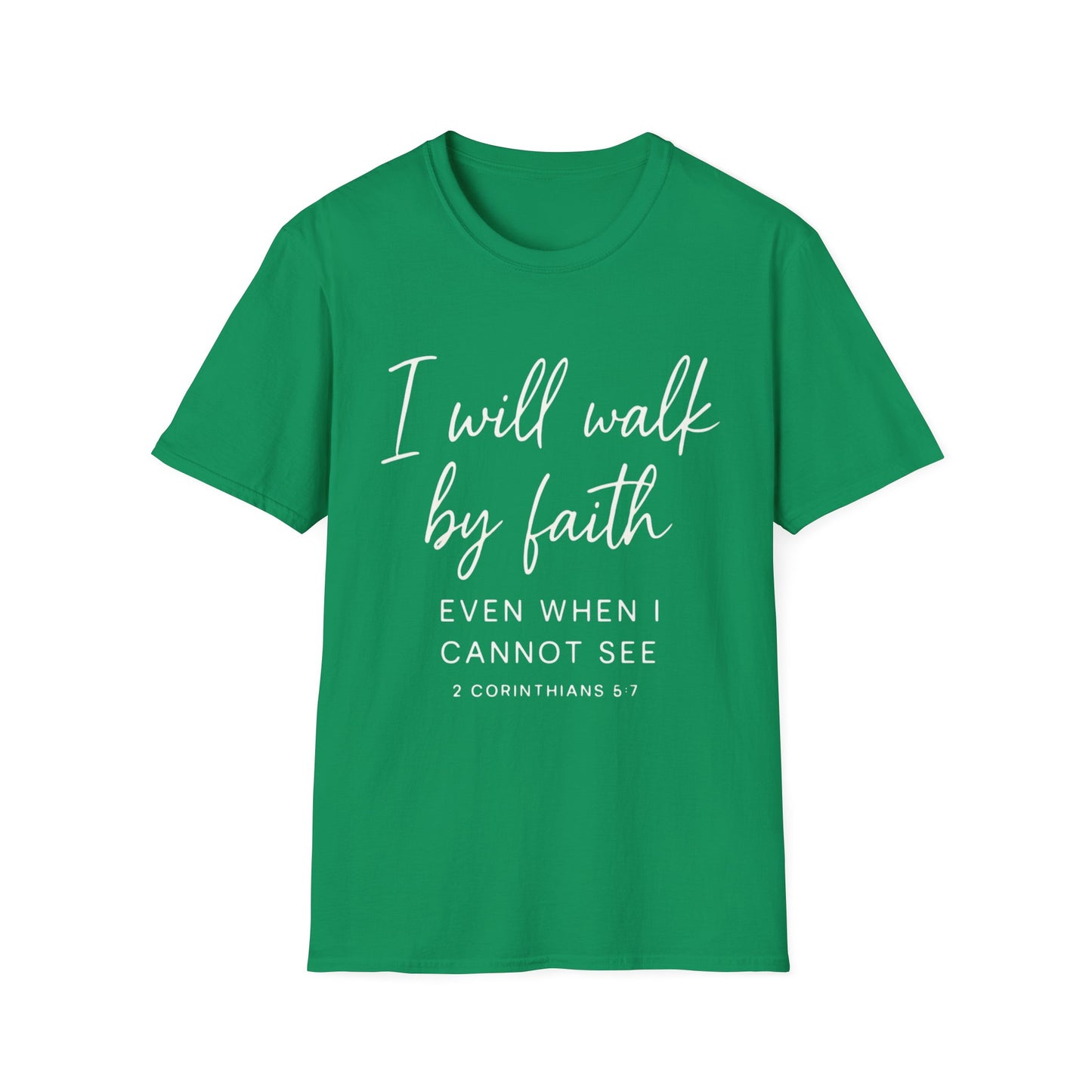 2 CORINTHIANS 5:7 T-SHIRT