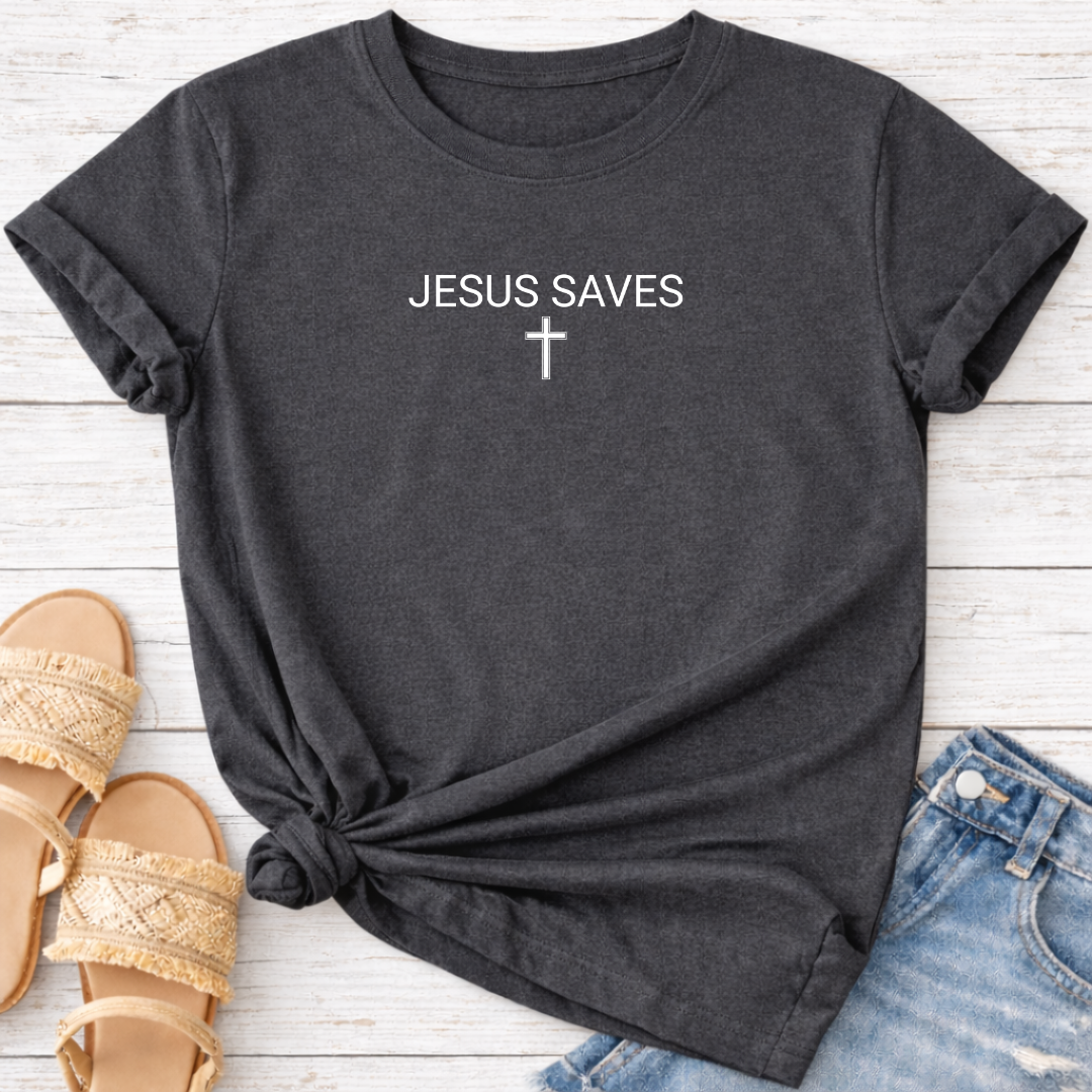JESUS SAVES T-SHIRT
