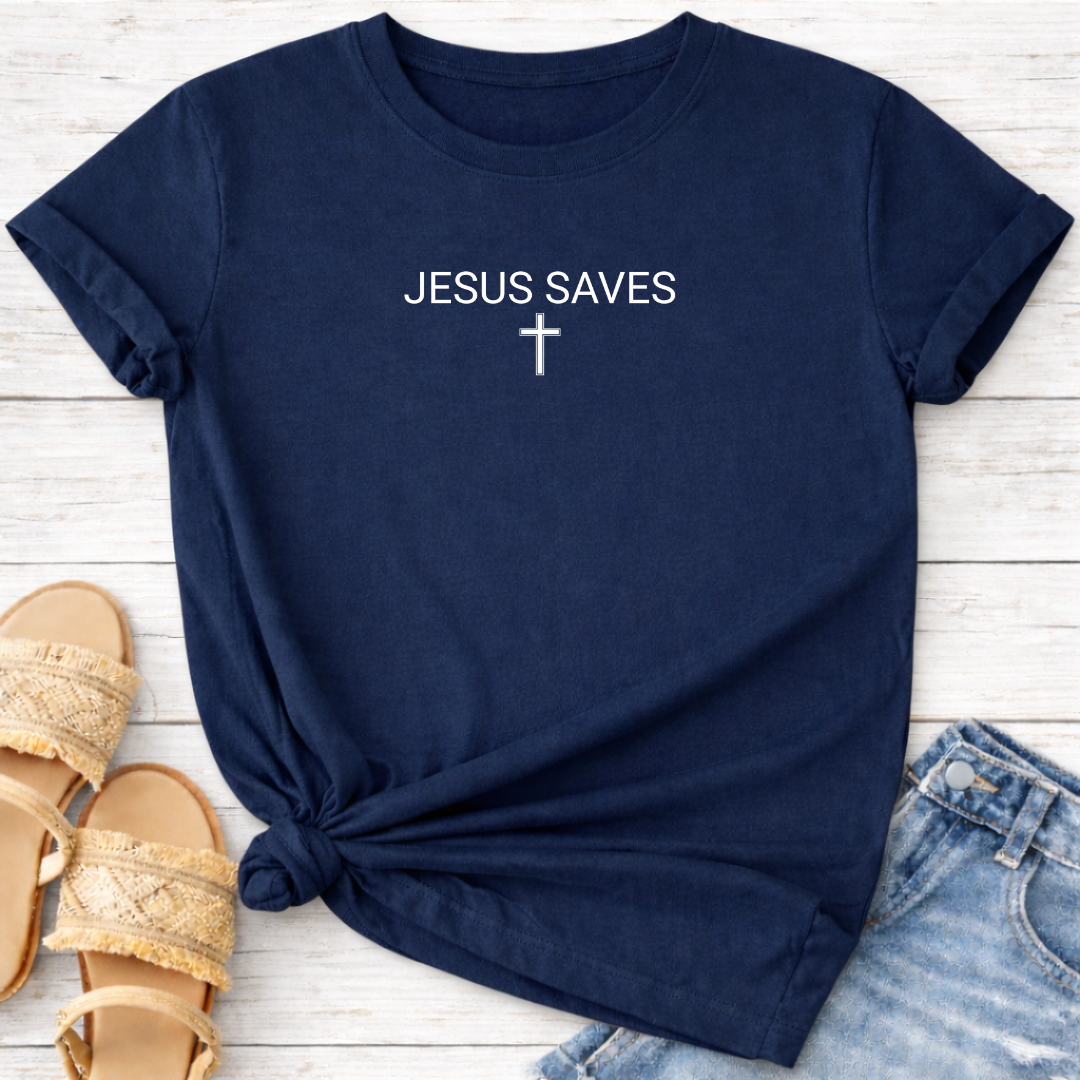 JESUS SAVES T-SHIRT
