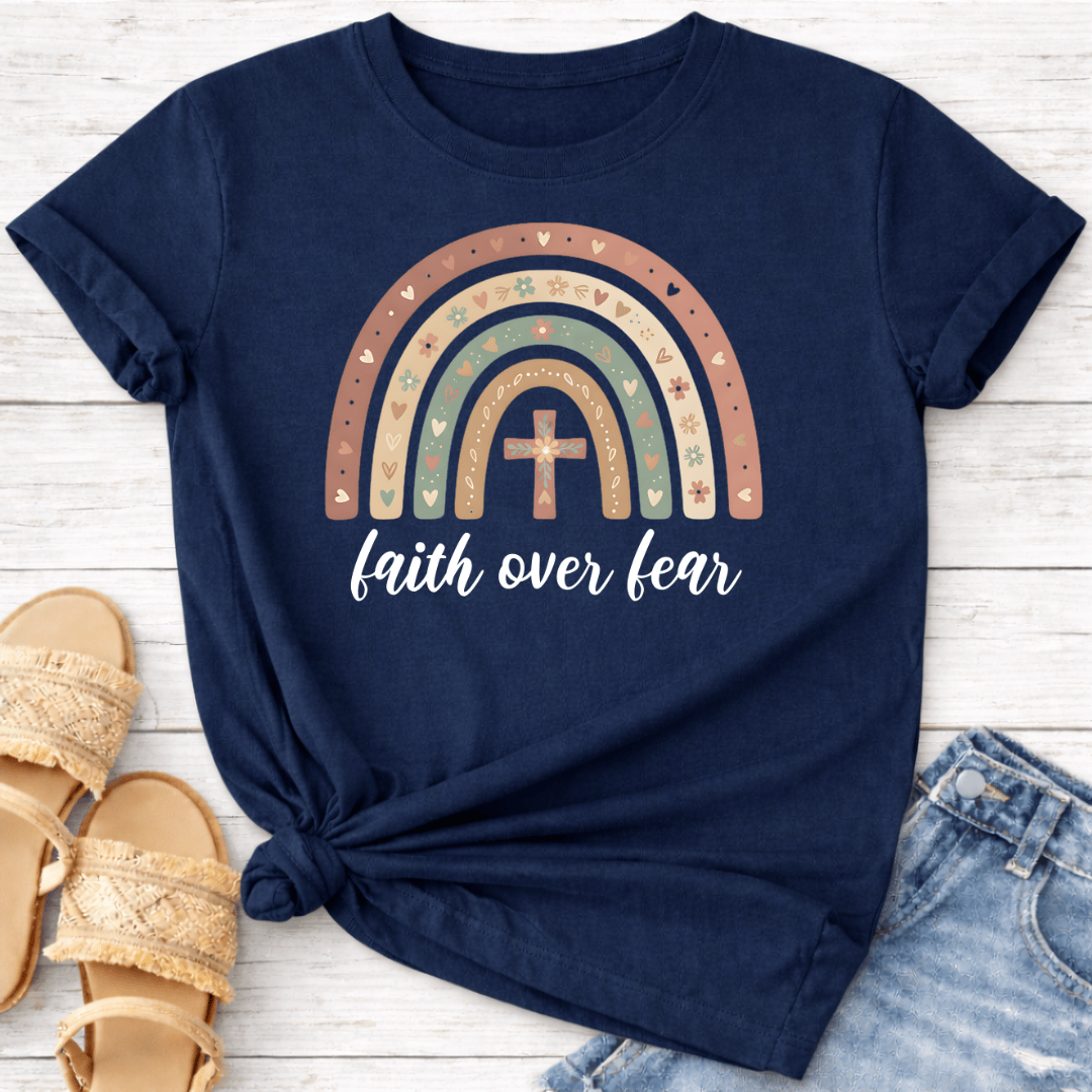 FAITH OVER FEAR T-SHIRT