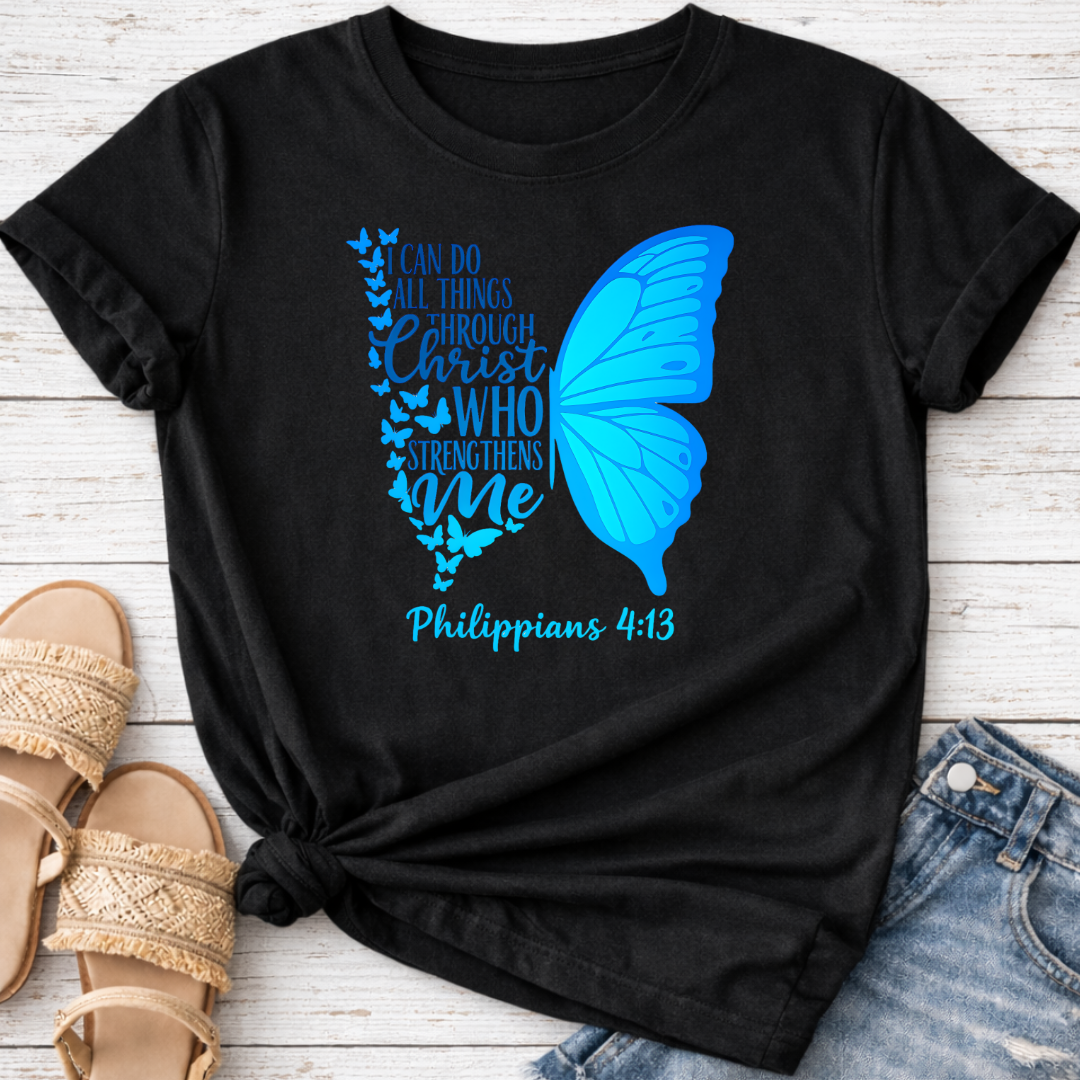 CHRISTIAN BUTTERFLY T-SHIRT