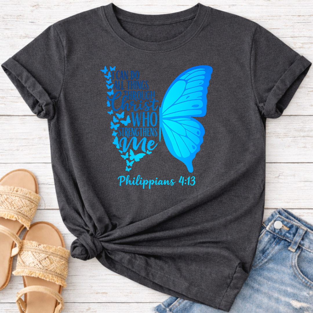 CHRISTIAN BUTTERFLY T-SHIRT
