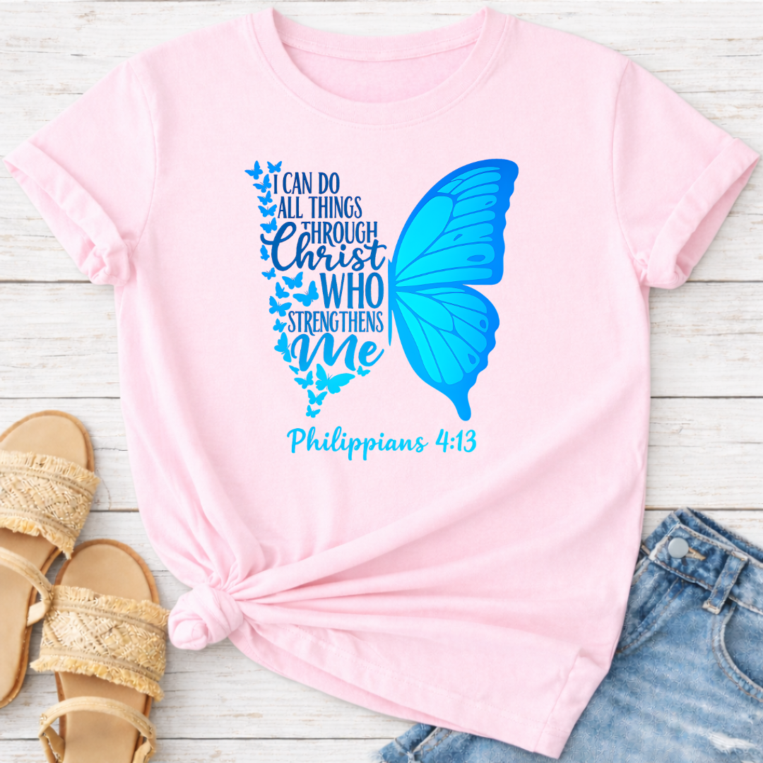 CHRISTIAN BUTTERFLY T-SHIRT