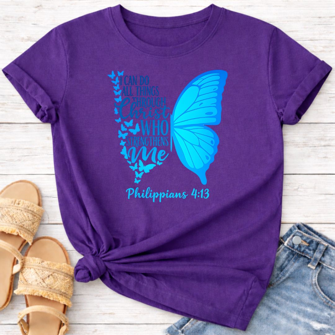 CHRISTIAN BUTTERFLY T-SHIRT