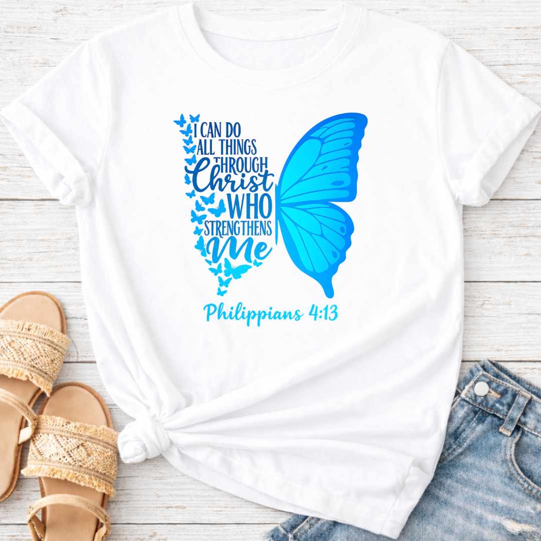 CHRISTIAN BUTTERFLY T-SHIRT