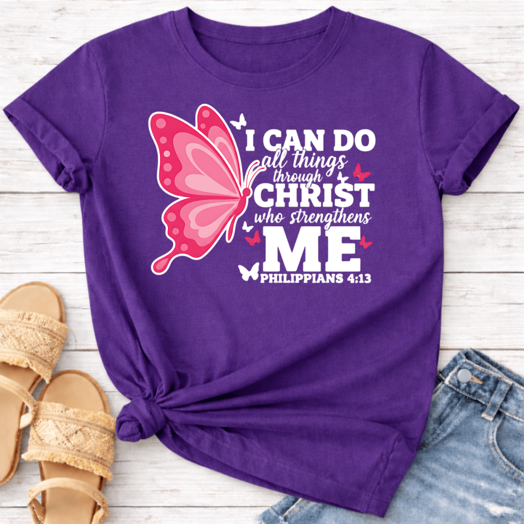 FAITH BUTTERFLY T-SHIRT