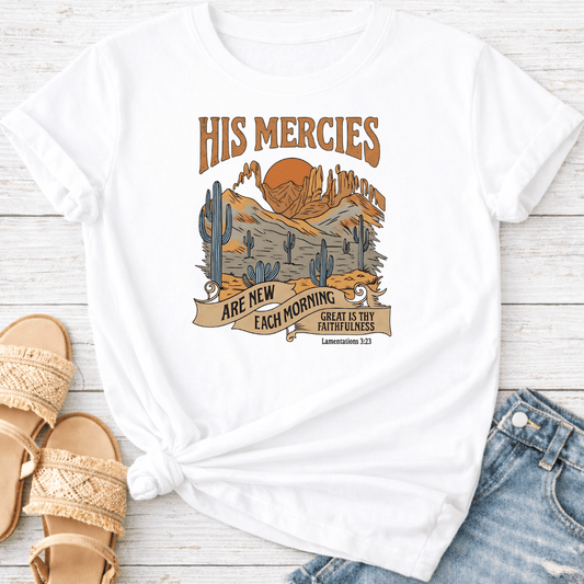 LAMENTATIONS 3:23 T-SHIRT