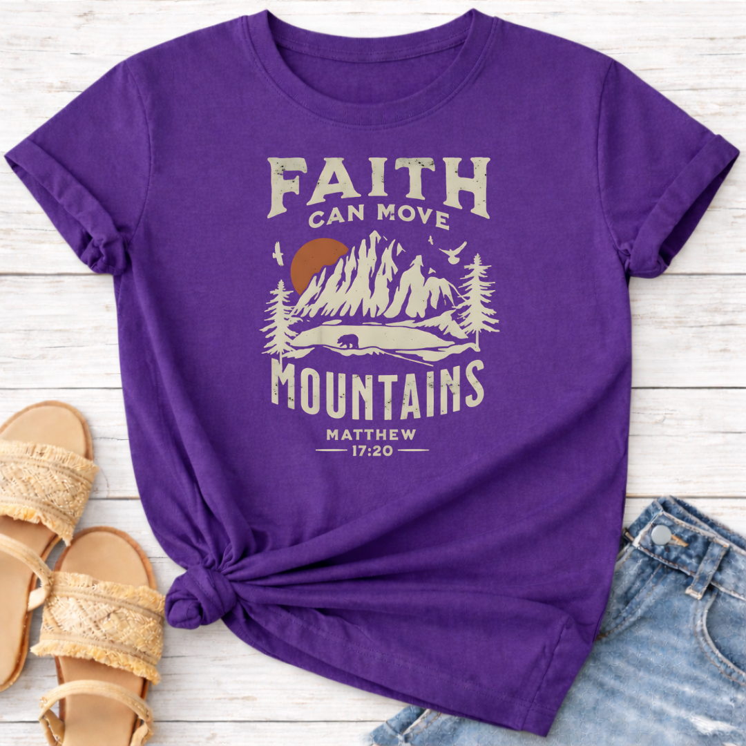 FAITH MOVE MOUNTAINS T-SHIRT