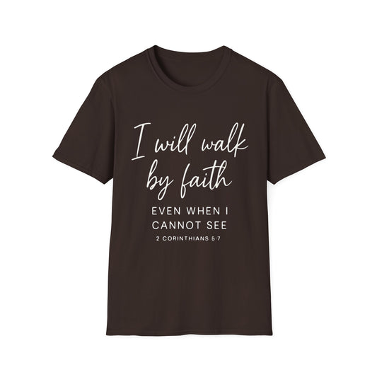 2 CORINTHIANS 5:7 T-SHIRT