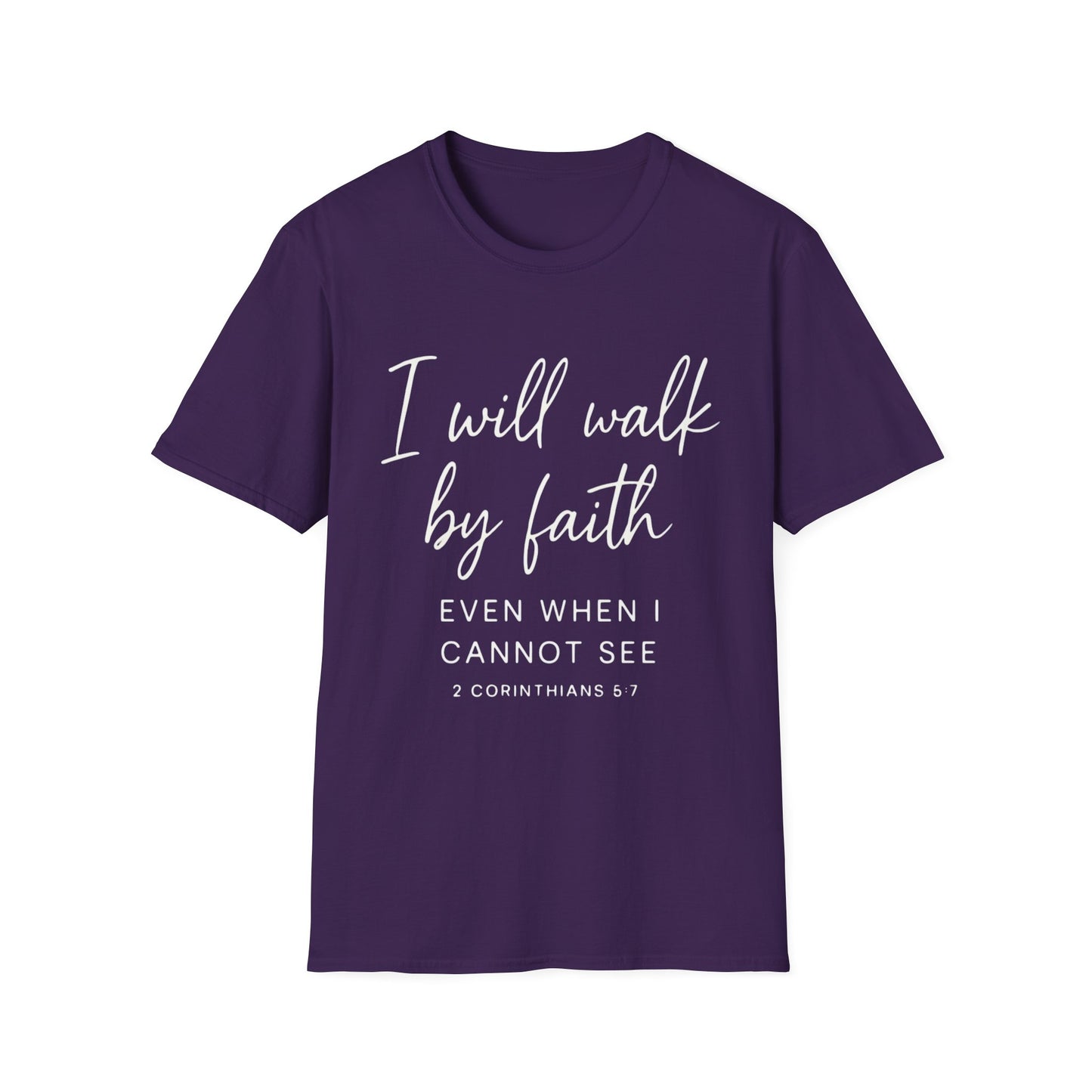 2 CORINTHIANS 5:7 T-SHIRT