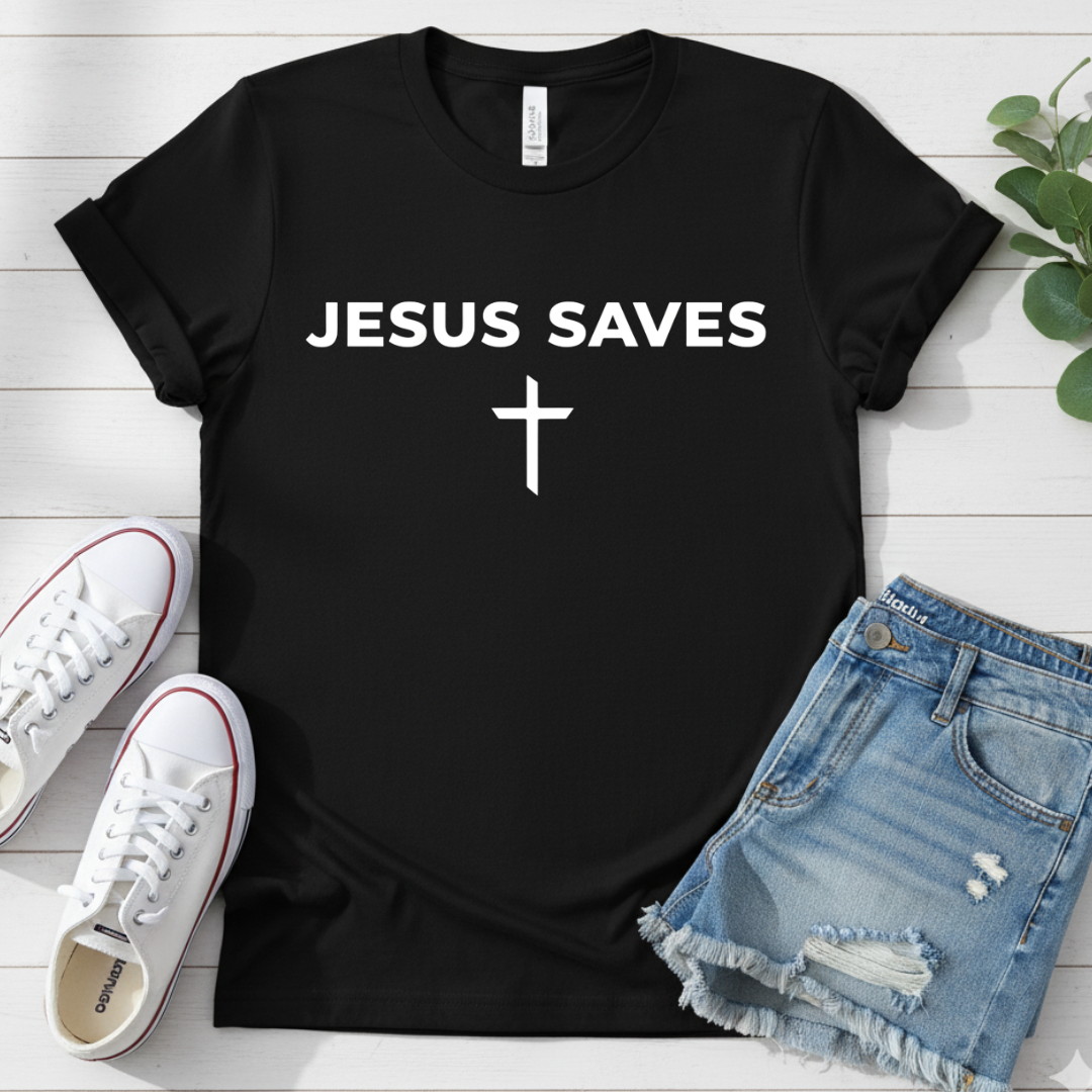 JESUS SAVES T-SHIRT
