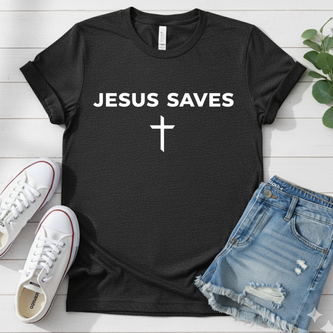 JESUS SAVES T-SHIRT