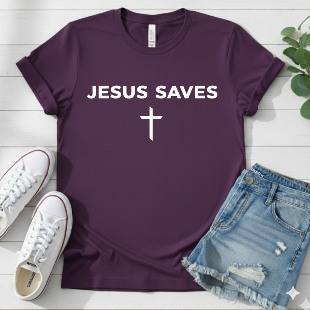 JESUS SAVES T-SHIRT