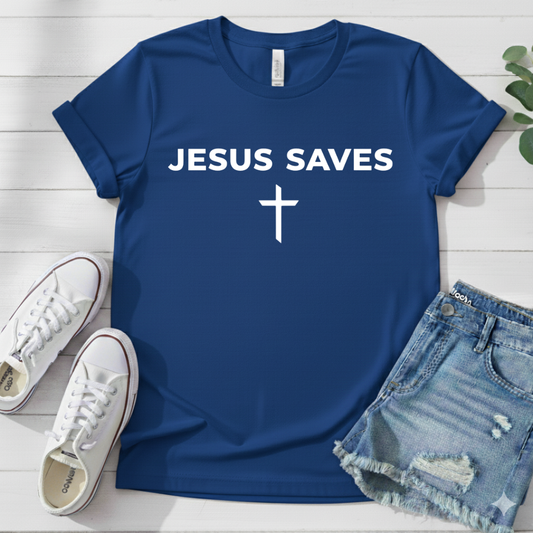JESUS SAVES T-SHIRT