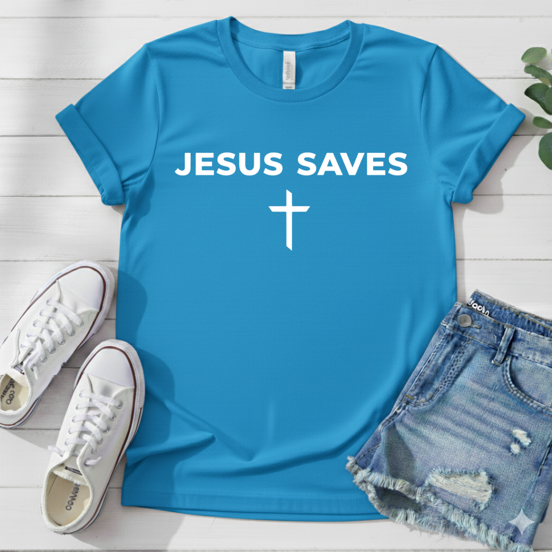 JESUS SAVES T-SHIRT