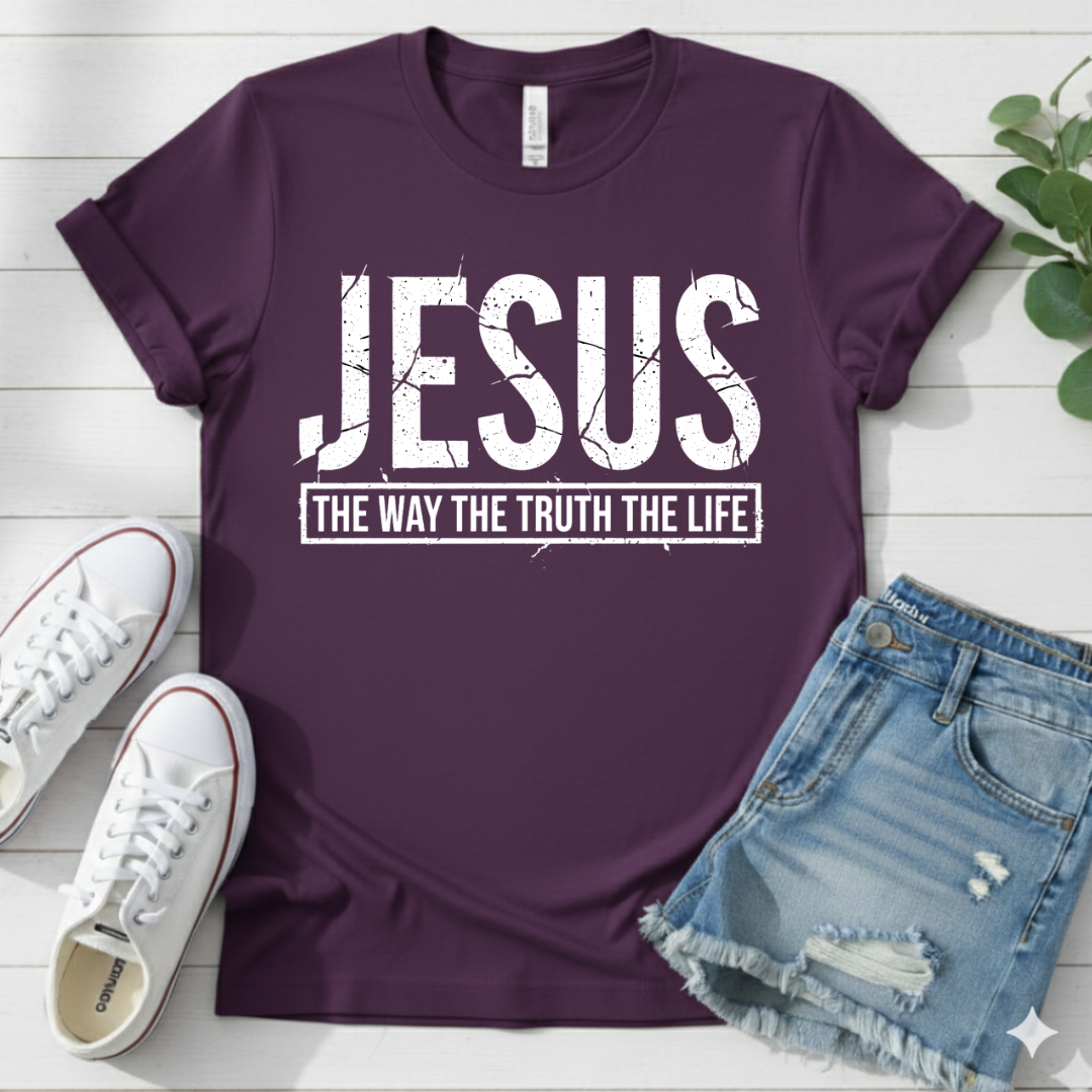 JESUS THE WAY THE TRUTH THE LIFE T-SHIRT