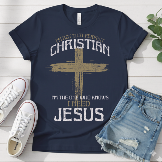 CHRISTIAN CROSS T-SHIRT