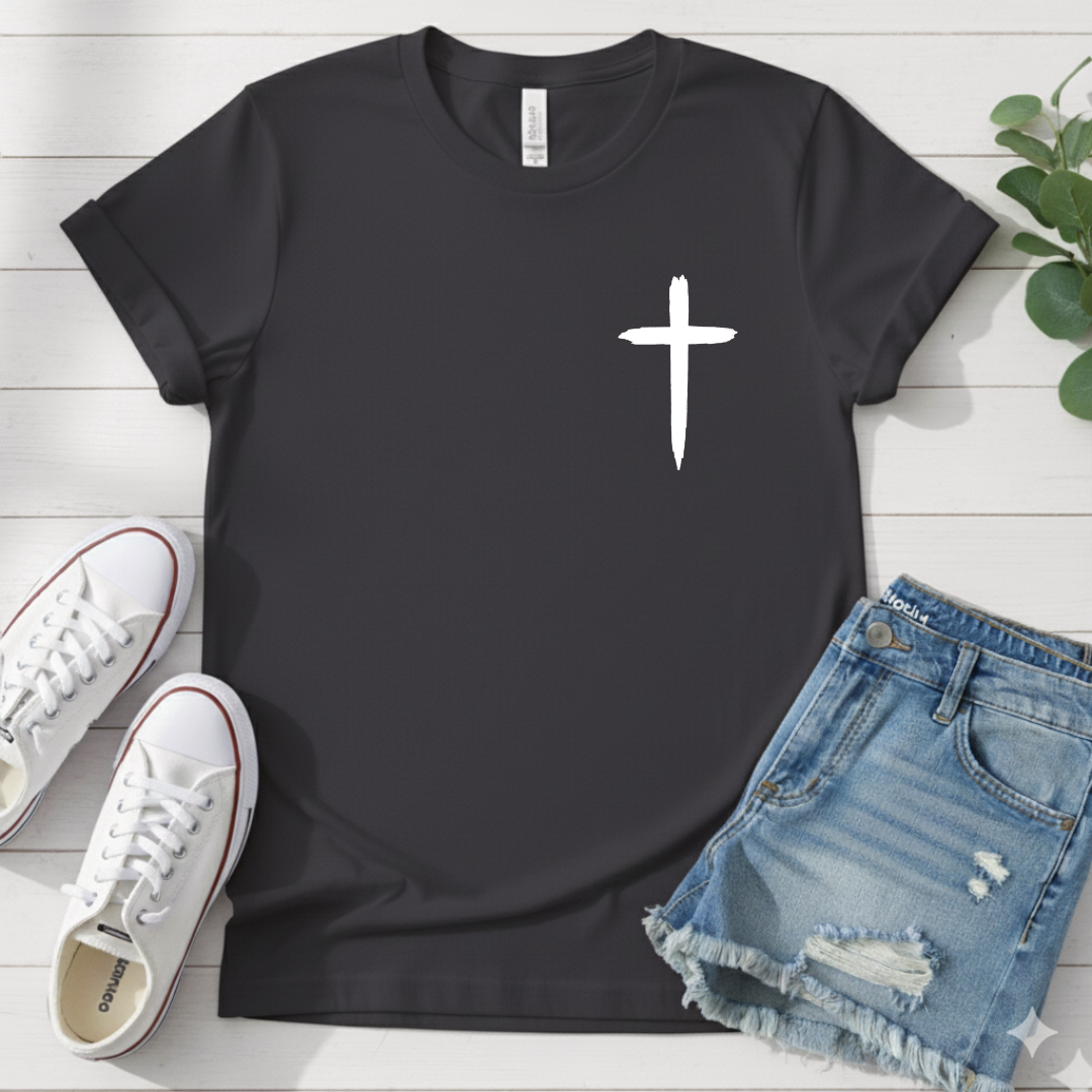 MINIMAL CROSS T-SHIRT