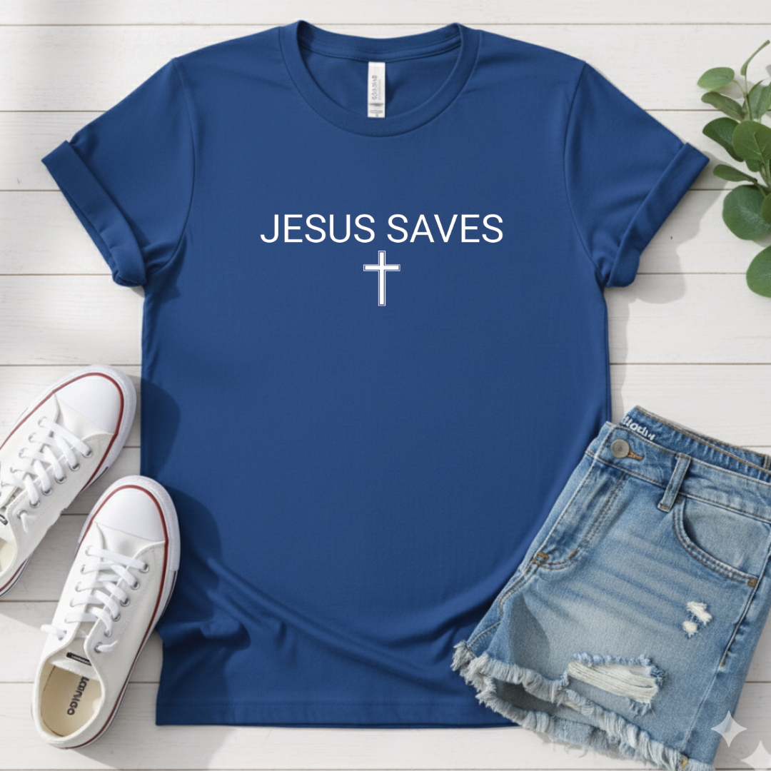 JESUS SAVES T-SHIRT
