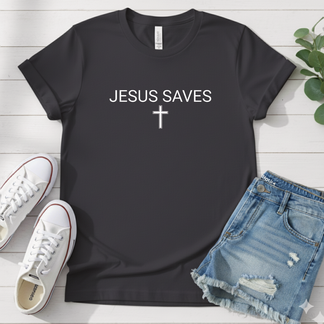 JESUS SAVES T-SHIRT