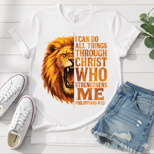 PHILIPPIANS 4:13 T-SHIRT