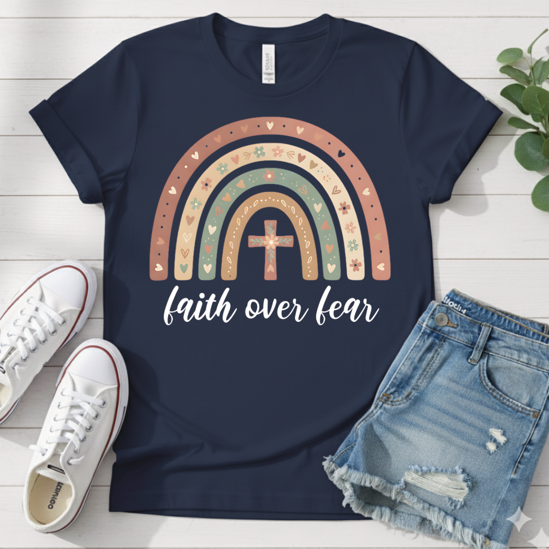 FAITH OVER FEAR T-SHIRT